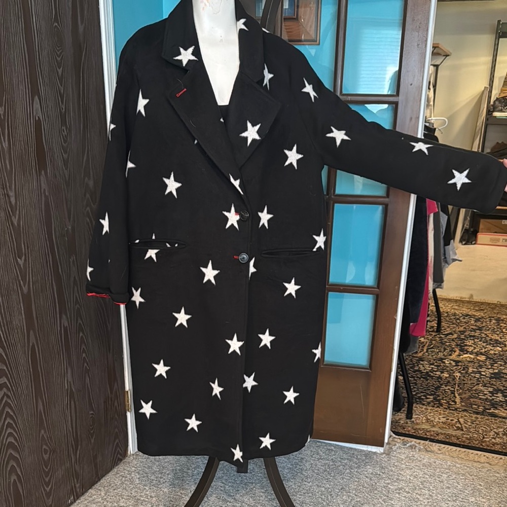 Avec Les Filles Black and Red Jacket